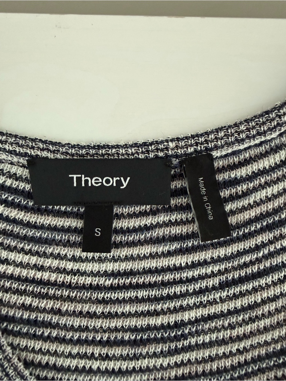 Theory Intrella Space Dye Linen Knit Sleeveless Maxi Dress Gray Small - Picture 4 of 8